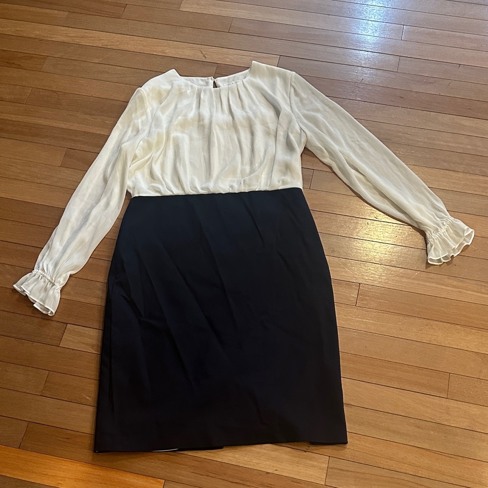 Ted Baker Cream and Black Dress